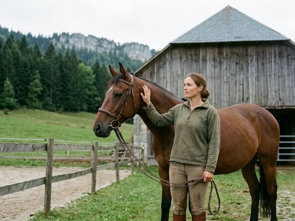 Cours d'équitation à Bourgneuf, Savoie