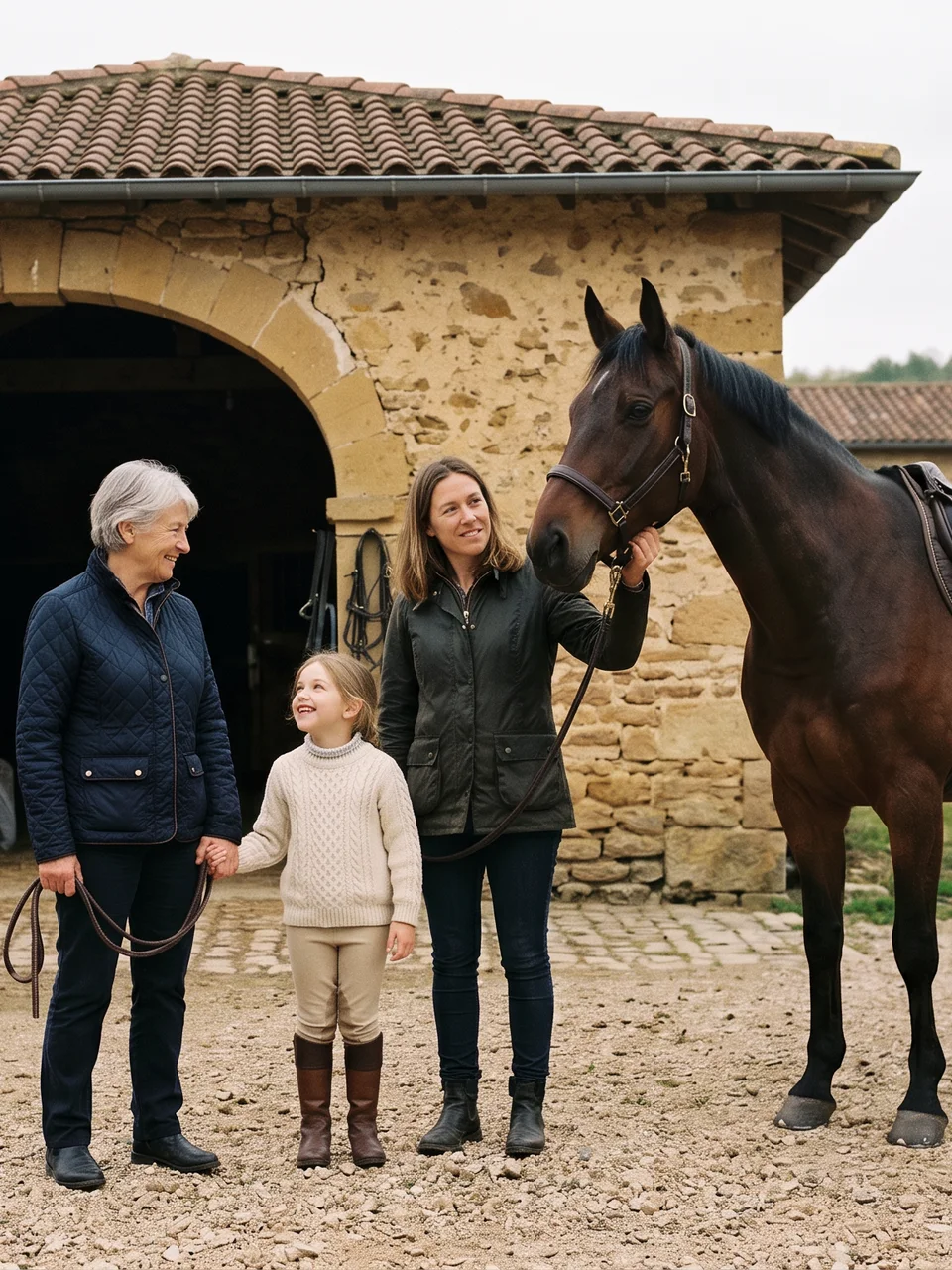L'équipe, Haras des Diligences, centre équestre à Bourgneuf
